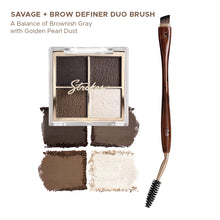 Load image into Gallery viewer, Brow Definer Palette + Brow Definer Duo Brush
